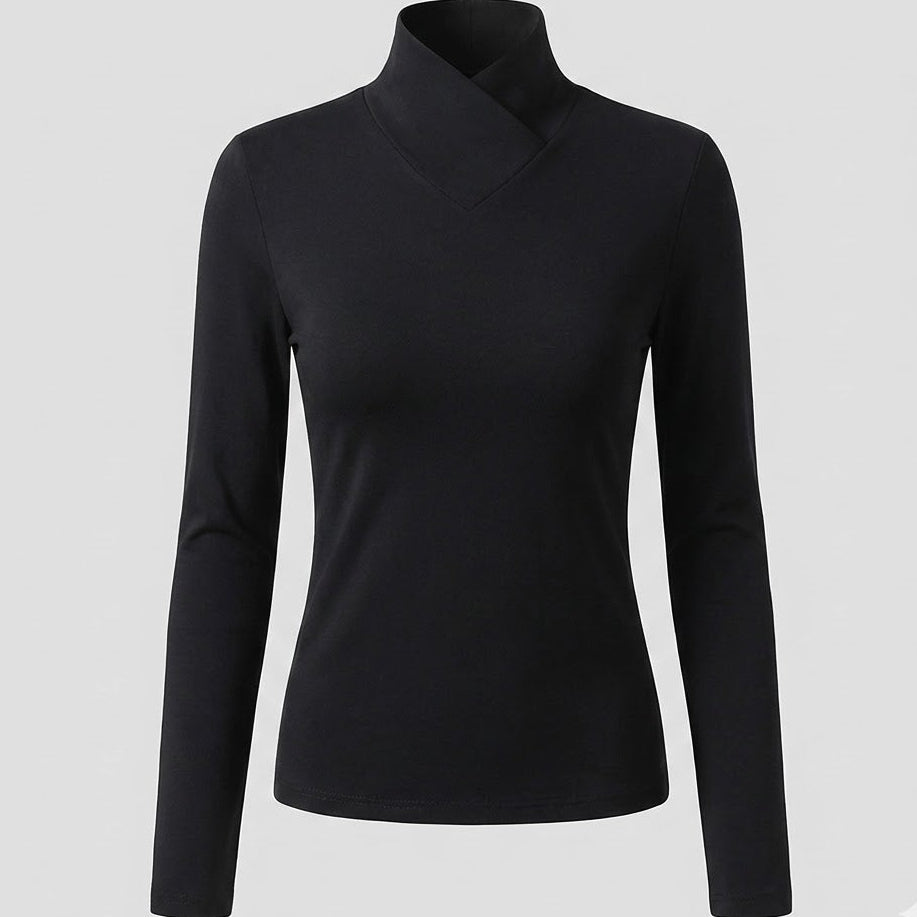 TOP EVERSLEY - ALGODÓN REFINADO CON ESCOTE