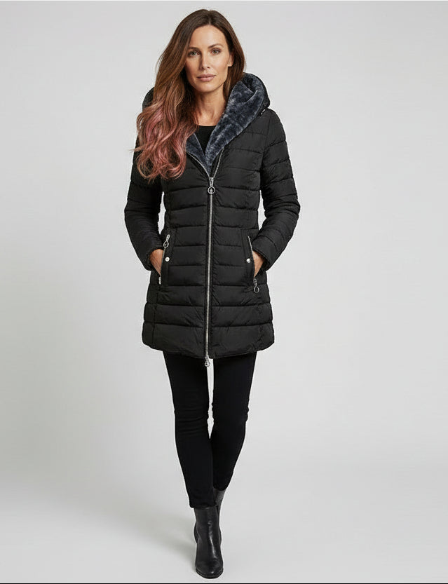 ELVIRA™ | ABRIGO ELEGANTE CON CAPUCHA OVERSIZE