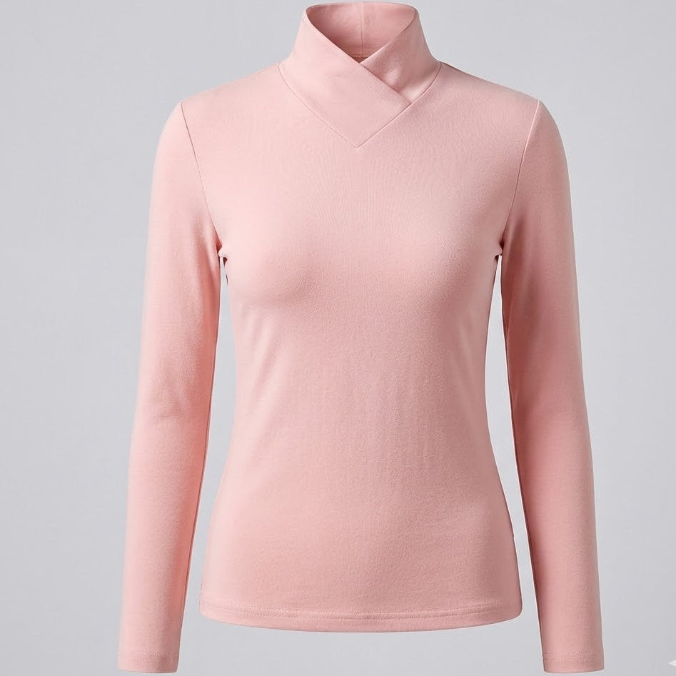 TOP EVERSLEY - ALGODÓN REFINADO CON ESCOTE