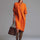 Damaris | Vestido Naranja Cálido, Elegante y Cómodo